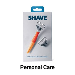 personal care shave inside box