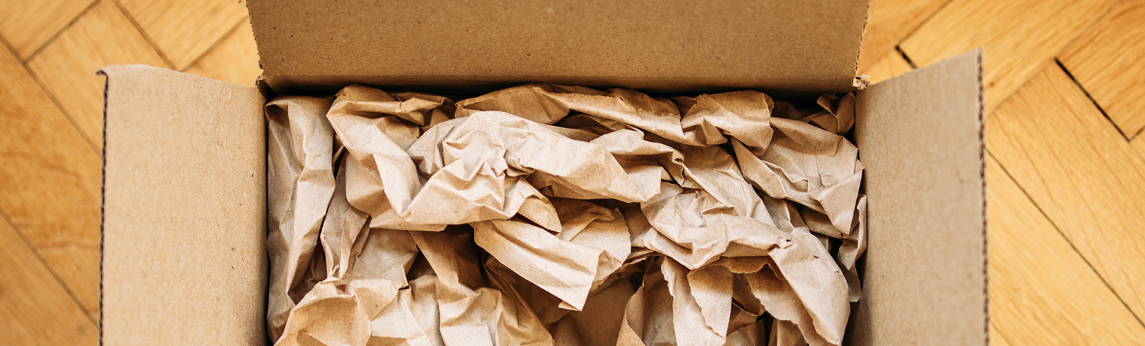 Packaging and shipping paper products to protect them from damage